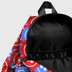 Детский рюкзак Красные и синие пуговицы, цвет: 3D-принт — фото 2