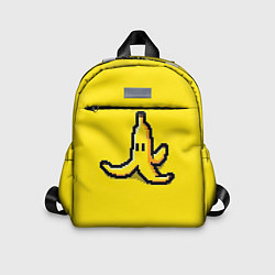 Детский рюкзак Пиксельная кожура банана, цвет: 3D-принт