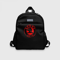 Детский рюкзак Skoda red logo
