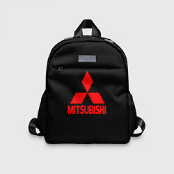 Детский рюкзак Mitsubishi red logo, цвет: 3D-принт