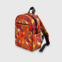 Детский рюкзак Яркие ягодки-листочки, цвет: 3D-принт — фото 2
