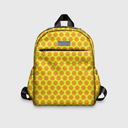 Детский рюкзак Паттерн щитовой, цвет: 3D-принт