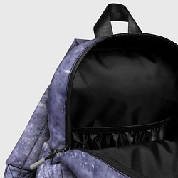 Детский рюкзак Абстракция - синий шум, цвет: 3D-принт — фото 2