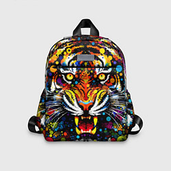 Детский рюкзак Орнаментальный тигр - нейросеть, цвет: 3D-принт