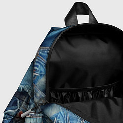 Детский рюкзак Denim rags - fashion trend, цвет: 3D-принт — фото 2