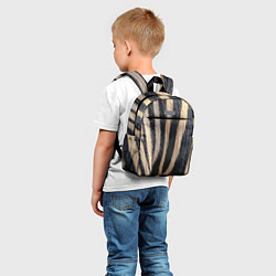 Детский рюкзак Мех зебры, цвет: 3D-принт — фото 2