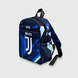 Детский рюкзак Juventus sport geometry steel, цвет: 3D-принт — фото 2