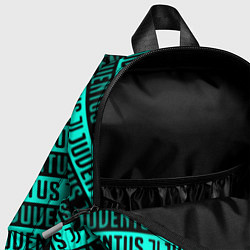 Детский рюкзак Juventus pattern logo steel, цвет: 3D-принт — фото 2