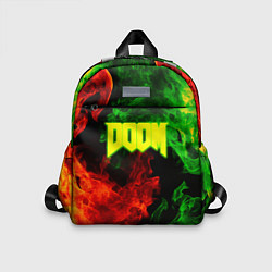 Детский рюкзак Doom Eternal fire, цвет: 3D-принт