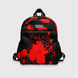 Детский рюкзак The Witcher hexagon краски, цвет: 3D-принт