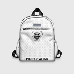 Детский рюкзак Poppy Playtime glitch на светлом фоне по-центру, цвет: 3D-принт