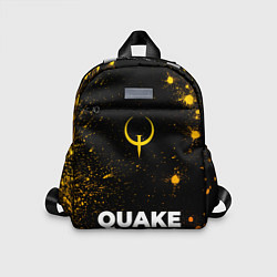 Детский рюкзак Quake - gold gradient по-центру, цвет: 3D-принт
