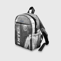 Детский рюкзак Inter - grey gradient вертикально, цвет: 3D-принт — фото 2
