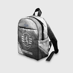 Детский рюкзак Sporting - grey gradient, цвет: 3D-принт — фото 2