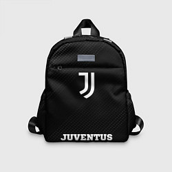 Детский рюкзак Juventus sport на темном фоне по-центру, цвет: 3D-принт