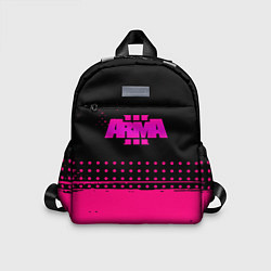 Детский рюкзак ARMA розовая геометрия
