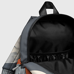 Детский рюкзак Горы медведь геометрия, цвет: 3D-принт — фото 2