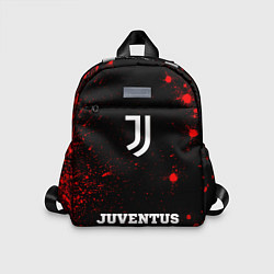 Детский рюкзак Juventus - red gradient по-центру, цвет: 3D-принт