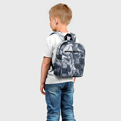 Детский рюкзак Геометрические грани, цвет: 3D-принт — фото 2