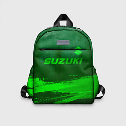 Детский рюкзак Suzuki - green gradient посередине, цвет: 3D-принт