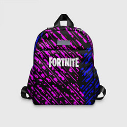 Детский рюкзак Фортнайт полосы неоновые, цвет: 3D-принт