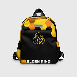 Детский рюкзак Elden Ring - gold gradient по-центру, цвет: 3D-принт