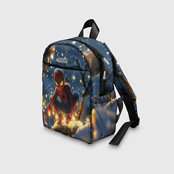 Детский рюкзак Человек-паук на новогодней елке, цвет: 3D-принт — фото 2