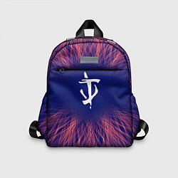 Детский рюкзак Doom red energy, цвет: 3D-принт