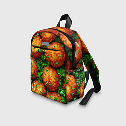 Детский рюкзак Котлеты, цвет: 3D-принт — фото 2