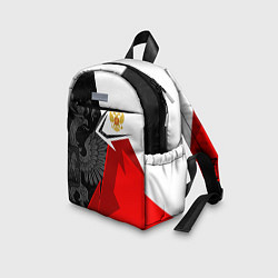 Детский рюкзак Герб России - красно-белый, цвет: 3D-принт — фото 2