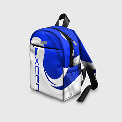 Детский рюкзак Exeed - синий и белый, цвет: 3D-принт — фото 2
