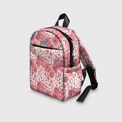 Детский рюкзак Букеты роз с сердечками, цвет: 3D-принт — фото 2