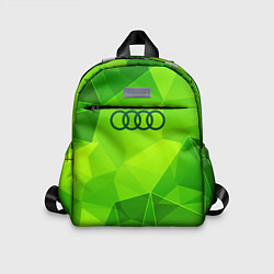 Детский рюкзак Audi green poly, цвет: 3D-принт