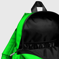 Детский рюкзак Football чёрно-зелёный, цвет: 3D-принт — фото 2