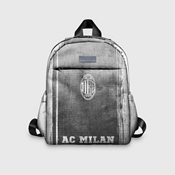 Детский рюкзак AC Milan - grey gradient по-центру, цвет: 3D-принт