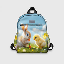 Детский рюкзак Кролик и цыпленок встречают Пасху