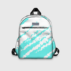 Детский рюкзак The color is light blue and white