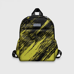 Детский рюкзак The color is black and yellow, цвет: 3D-принт