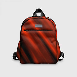 Детский рюкзак Красно-оранжевый полосы текстурные с затемнением