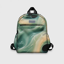 Детский рюкзак Лазурная слизь на черном текстура