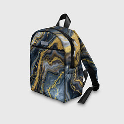 Детский рюкзак Золотые диагонали, цвет: 3D-принт — фото 2