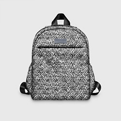 Детский рюкзак Чёрно-белый текстурный