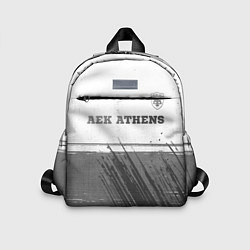 Детский рюкзак AEK Athens - white gradient посередине, цвет: 3D-принт