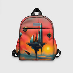 Детский рюкзак Абстракция в стиле сюрреализма, цвет: 3D-принт