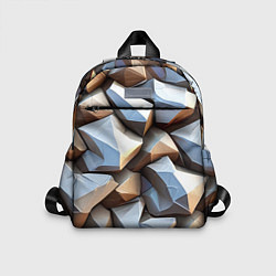 Детский рюкзак Каменно металлическая абстракция