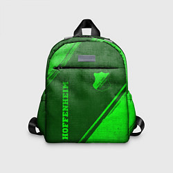 Детский рюкзак Hoffenheim - green gradient вертикально, цвет: 3D-принт