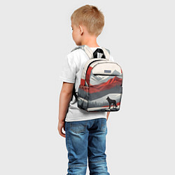 Детский рюкзак Лиса и красные горы, цвет: 3D-принт — фото 2