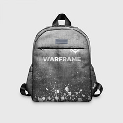 Детский рюкзак Warframe - grey gradient посередине, цвет: 3D-принт
