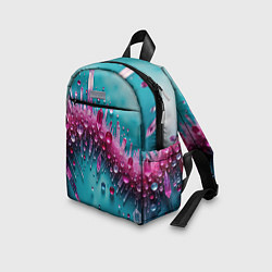 Детский рюкзак Розовые кристаллы, цвет: 3D-принт — фото 2