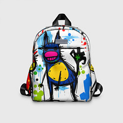 Детский рюкзак Веселые зверята, цвет: 3D-принт